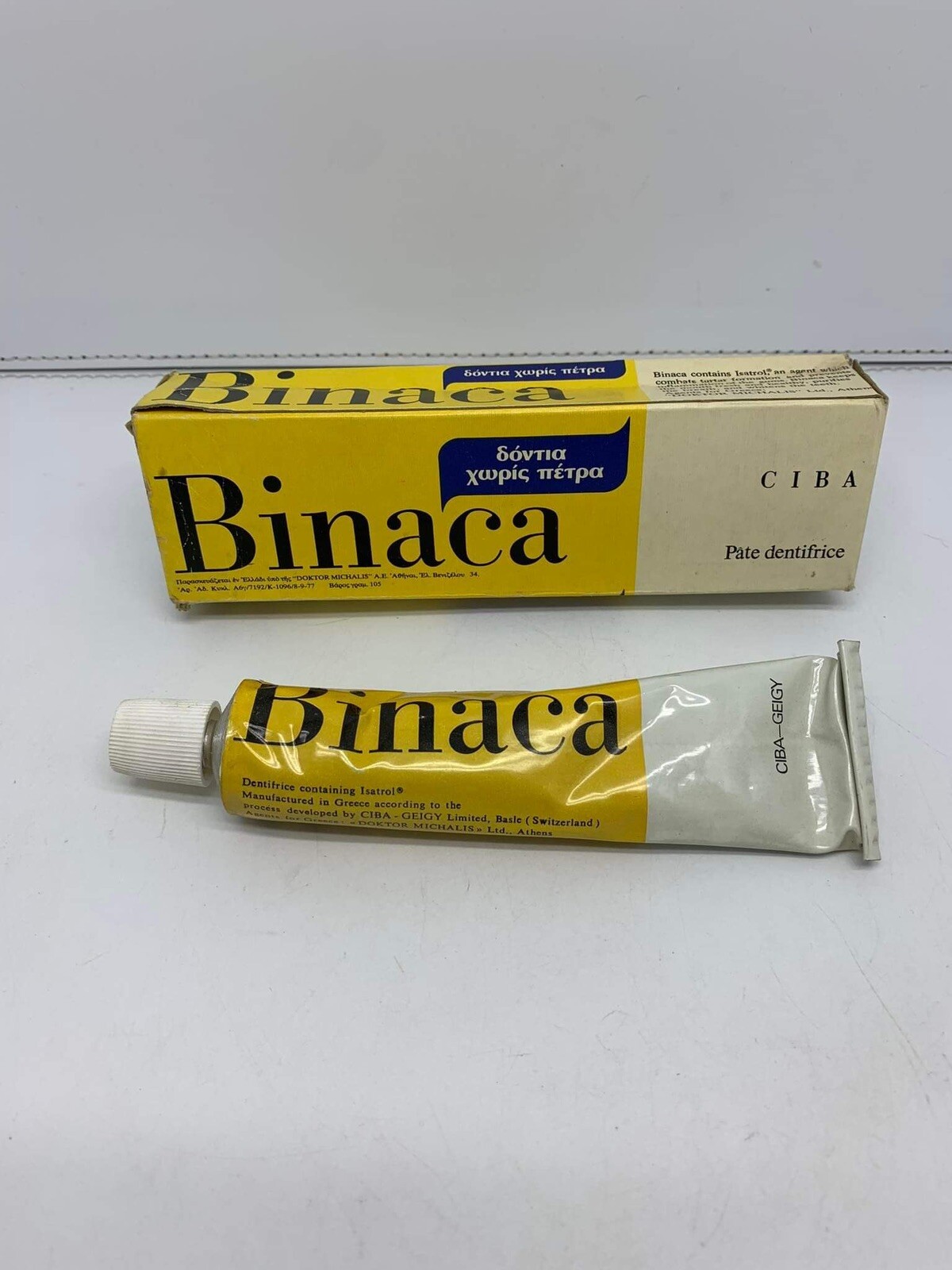 binaca toothpaste