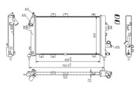 Hart KüHler WasserküHler MotorküHler FüR Opel Astra H Caravan L35 L67 L48 L08