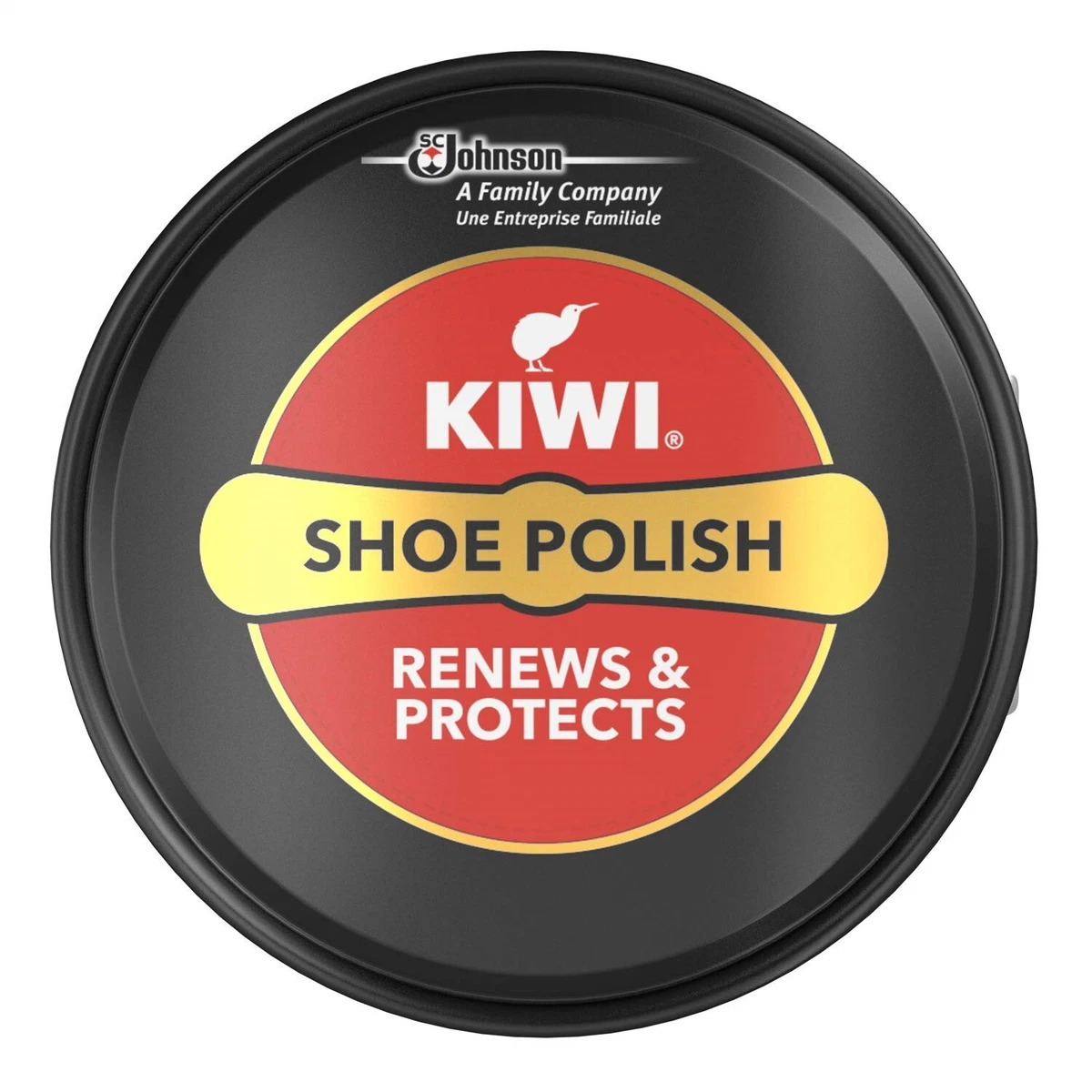 KIWI Wax Rich Shoe Polish Shine Protects Nourishes Shoes Dark