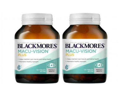 2 x Blackmores Macu-Vision PLUS 120 Tablets Black Mores Health Eyesight 240 Tabs