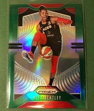 2020 Panini Prizm WNBA Green Silver Refractor #38 Alex Bentley Las Vegas Aces 