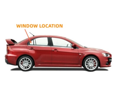 Cusco 566 828 A - Mitsubishi Evo 10 CZ4A Rear Ventiliation Panel Cusco 566 828 A - Mitsubishi Evo 10 CZ4A Rear Ventiliation Panel