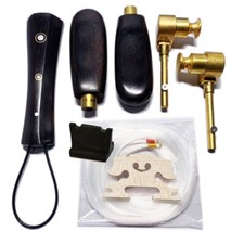 Morin khuur Upper Lower Bridge Horse head fiddle Pegs Strings Tailpiece Cord     