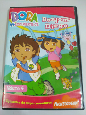 Dora L´Exploratrice Bonjour Diego - DVD Frances Ingles Region 2 