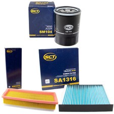 Inspektionspaket Filterset SCT für Fiat Panda 500 Panda Van Lancia Ypsilon 1.2