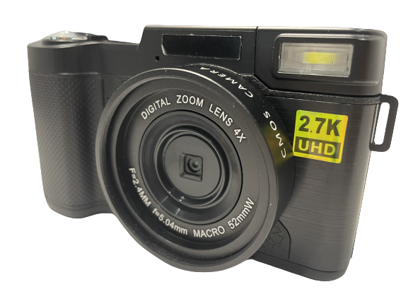 Digital Vlogging Camera 2.7K 30MP Ultra HD Camera Compact 4X