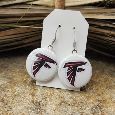 Atlanta Falcons Earrings NFL Football ATL Falcons Souvenir Game Day Dangle NWT