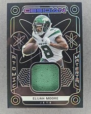 2022 Obsidian Atomic Materials Patch Elijah Moore NY Jets 23/125