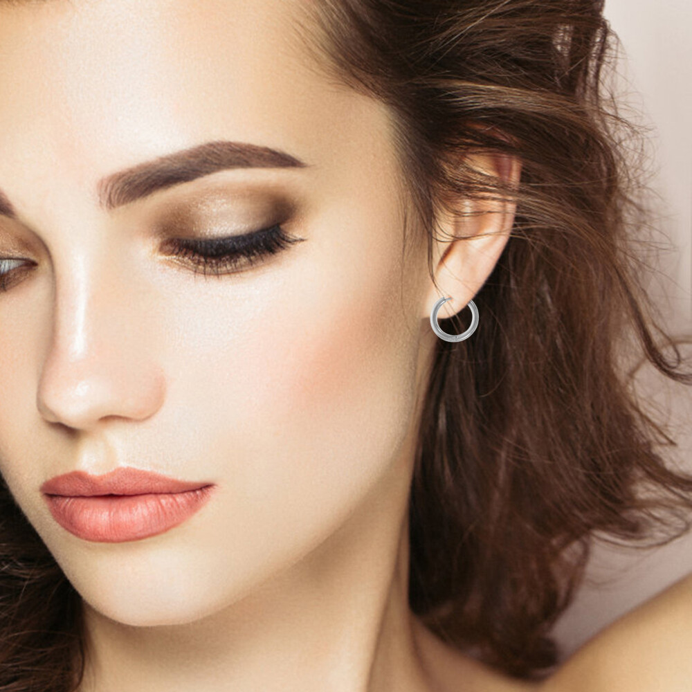 20 pcs Ear Hoops Cartilage Earrings Small Earrings Stainless Steel