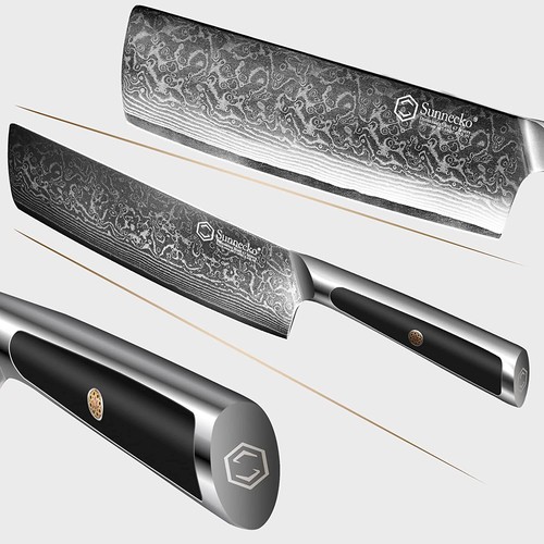 Japanese Kitchen Knife Set VG-10 Damascus Steel Chef Slicer Meat Cooking Cutlery - Picture 16 of 50