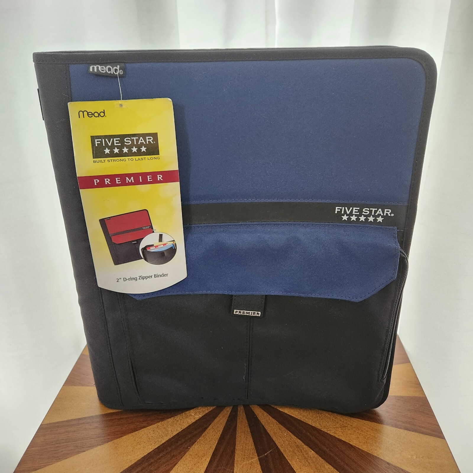 Mead Five Star Trapper Keeper 3 Ring Binder Large Pocket File Divider