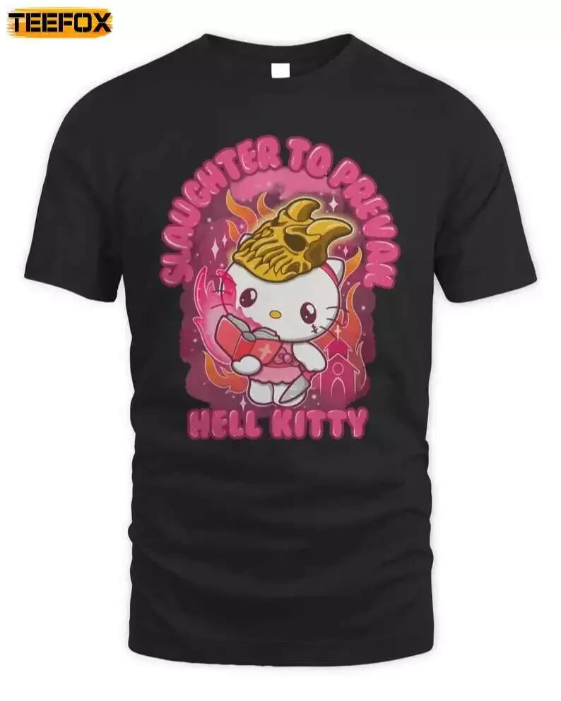 Slaughter To Prevail Merchandise Hell Kitty Adult Short-Sleeve T