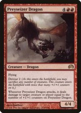 Preyseizer Dragon Planechase 2012 HEAVILY PLD Red Rare MAGIC MTG CARD ABUGames