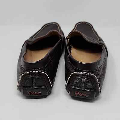 Polo Ralph Lauren Telly II Brown Leather Driving Loafers  display picture 1