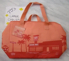New Trader Joe's Peach Insulated Large Cooler Reusable Bag
