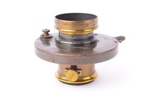 Brass Lens, DARLOT Fast Hemispherical No.2, Mattioli Shutter 8512