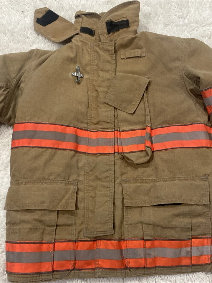 ABRIGO BOMBERO GLOBO GX-7 CHAVEZ Nombre en él 40x32 Foto 4 de 4