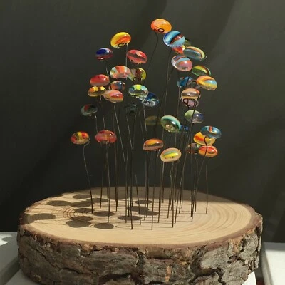 Décoration de table - Verre et bois Isabelle DEBRAS - Photo 1/4