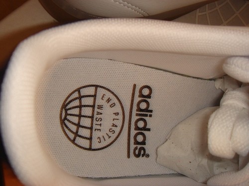 Men's ADIDAS Advantage " Tennis " Trainers. White / Black Detail. UK 10. NEW - Picture 6 of 10