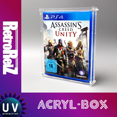 RetroReiZ Acryl Box Case UV Schutz für Sony PlayStation 4 OVP Spiele PS4 Games