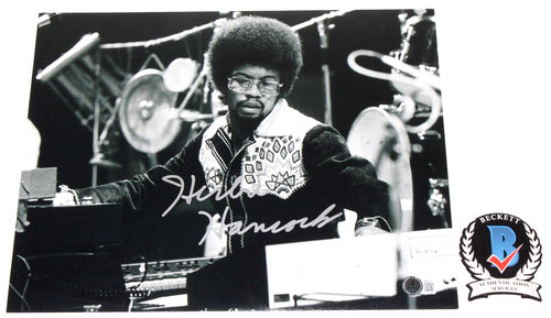 HERBIE HANCOCK JAZZ LEGEND SIGNED 11x14 PHOTO BECKETT COA KEYBOARDIST PIANO