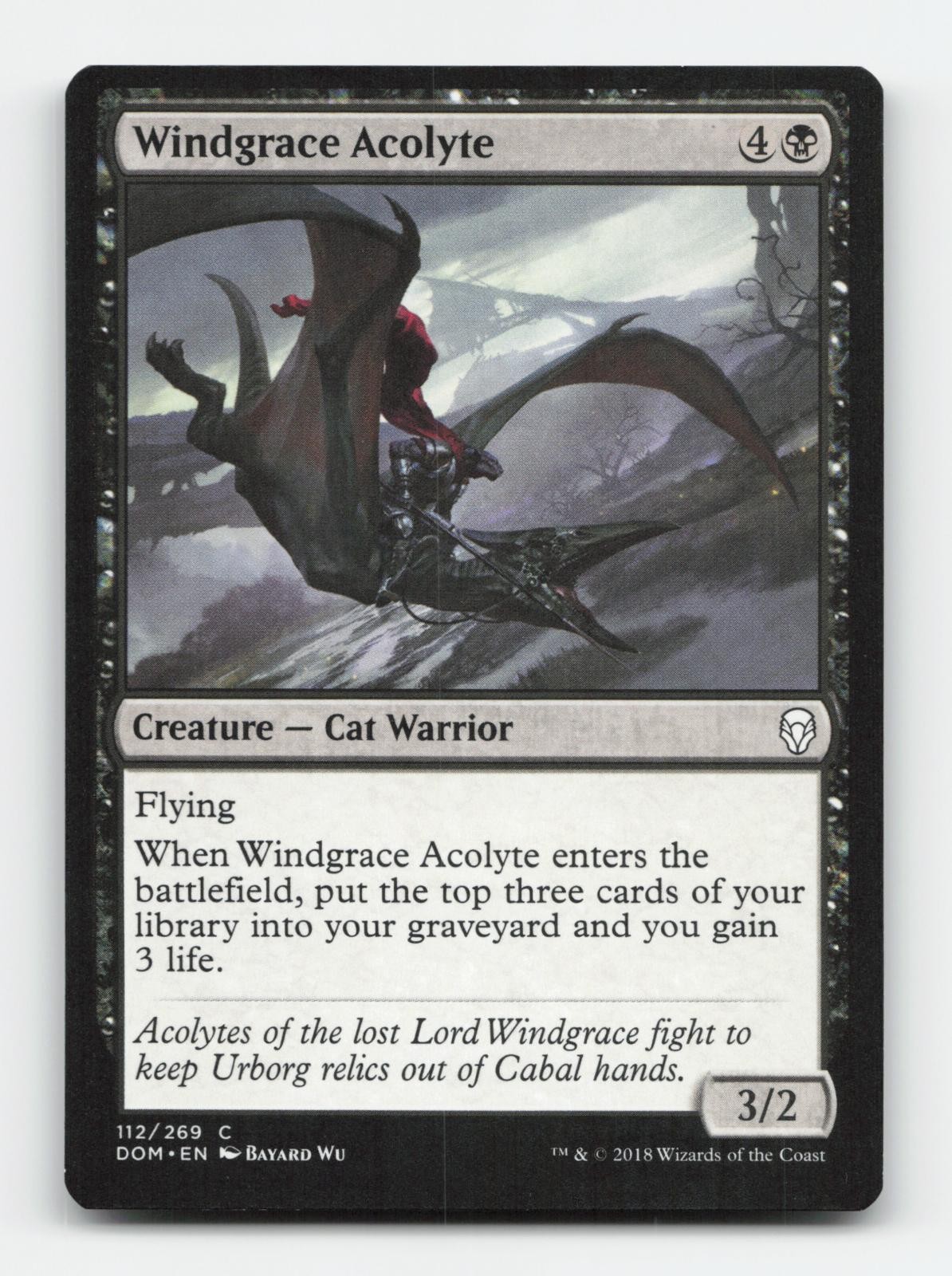 Windgrace Acolyte 112 Common Dominaria Magic: The Gathering Near Mint