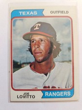 1974 TOPPS JOE LOVITTO #639 EX/MT