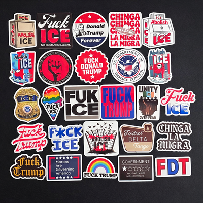 #ad Anti Trump Vinyl Stickers No Kings Not My President Abolish Maga Decals F Trump $6.00