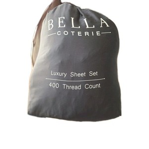 BELLA COTERIE Charcoal Gray Luxury Bamboo Sheet Set SPLIT KING Size Deep Pocket