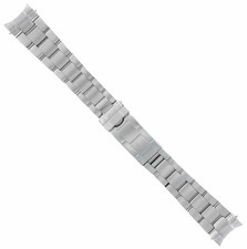 CINTURINO OROLOGIO OSTRICA BRACCIALE ACCIAIO per TUDOR PRINCE CHRONO SOLIDO FLIP LOCK
