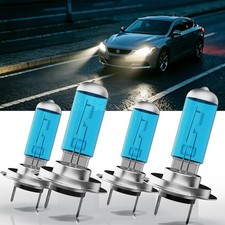 4pcs H7h7 Halogen Headlight Super Bright Bulbs Kit White 5000k Hilo Beam New
