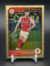 Marketplace image: 2025 Topps Merlin UEFA DECLAN RICE Superfractor 1/1 Arsenal #141