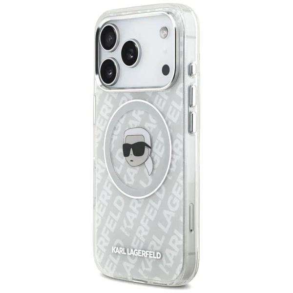 Case Karl Lagerfeld Magsafe IPHONE 17 Pro Plastica Figura Trasparente - Immagine 2 di 4