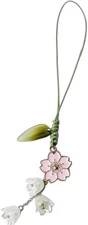 Cell Phone Strap Flower Phone Charm, Cute Keychain Lanyard String Charm, Car Key