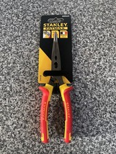 Stanley FatMax Insulated VDE Bent Nose Pliers 200mm