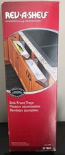 Rev A Shelf Sink Front Trays 14 Kitchen Bathroom Tilt out Trays New