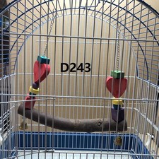 Wooden perch Parrot Toy Parakeets Cockatiels Toy parrot Bird Toy Bird Stand D243