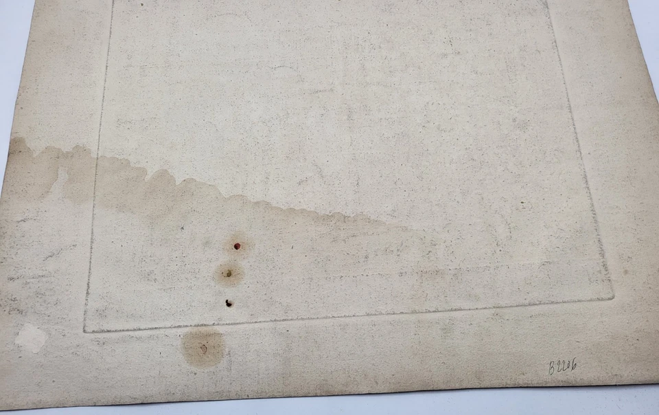 D'après Jean-Antoine WATTEAU (1684-1721) - La chute d'eau - Gravure du XVIIIe s - Photo 4/4