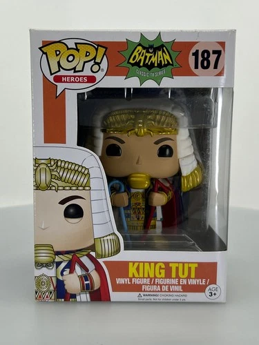 Funko POP! Heroes DC Comics Batman: Classic TV Series King Tut #187 DAMAGED