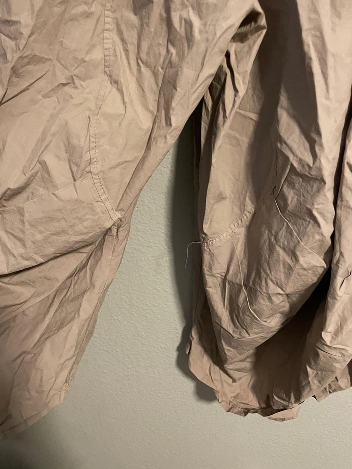 Pantalones harén globo hechos en Italia para mujer talla grande topo cintura elástica recortada Foto 3 de 4