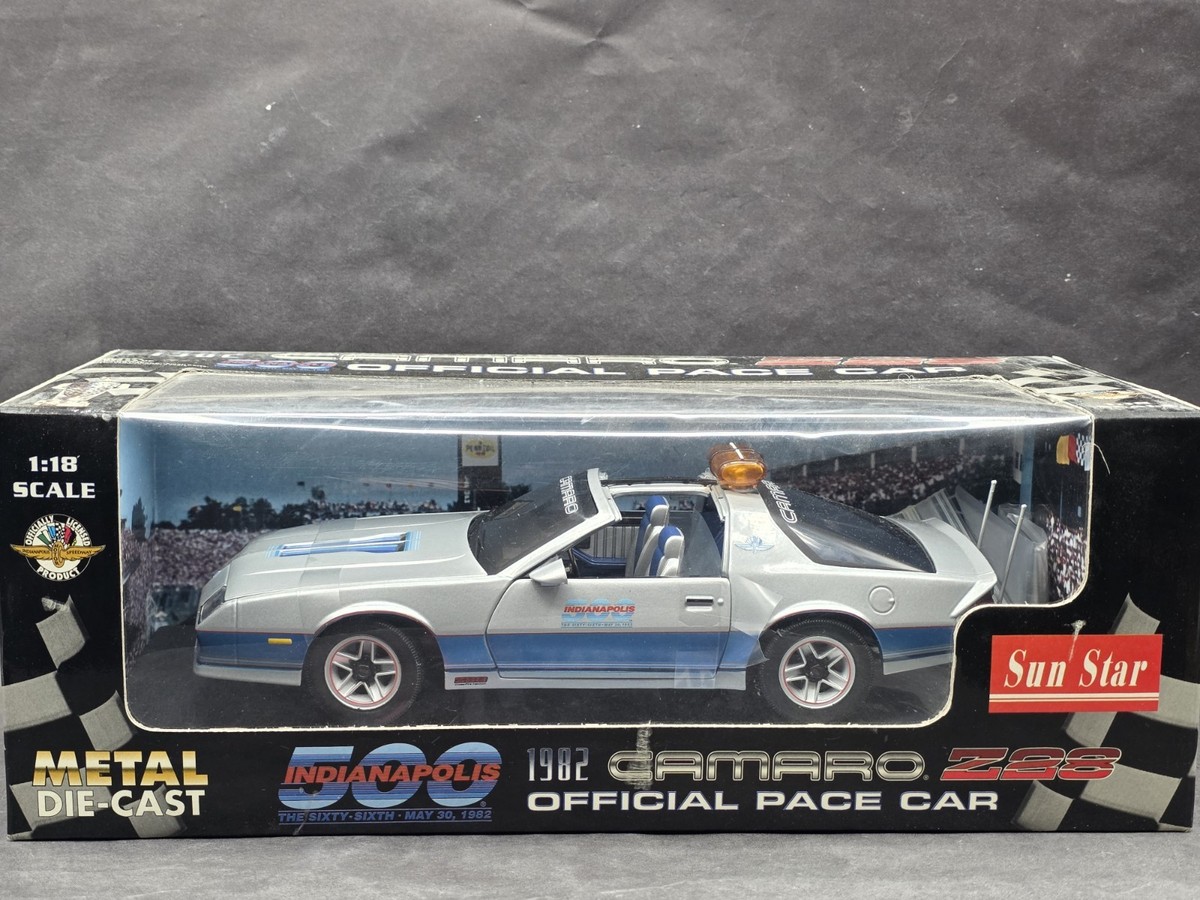 Sun Star 1982 Chevy Camaro Z28 Indy 500 Pace Car 1:18 Scale