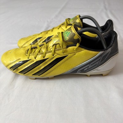 Adidas F10 TRX F50 FG Soccer Cleats Mens Size 12 Yellow G65347 Yellow Black