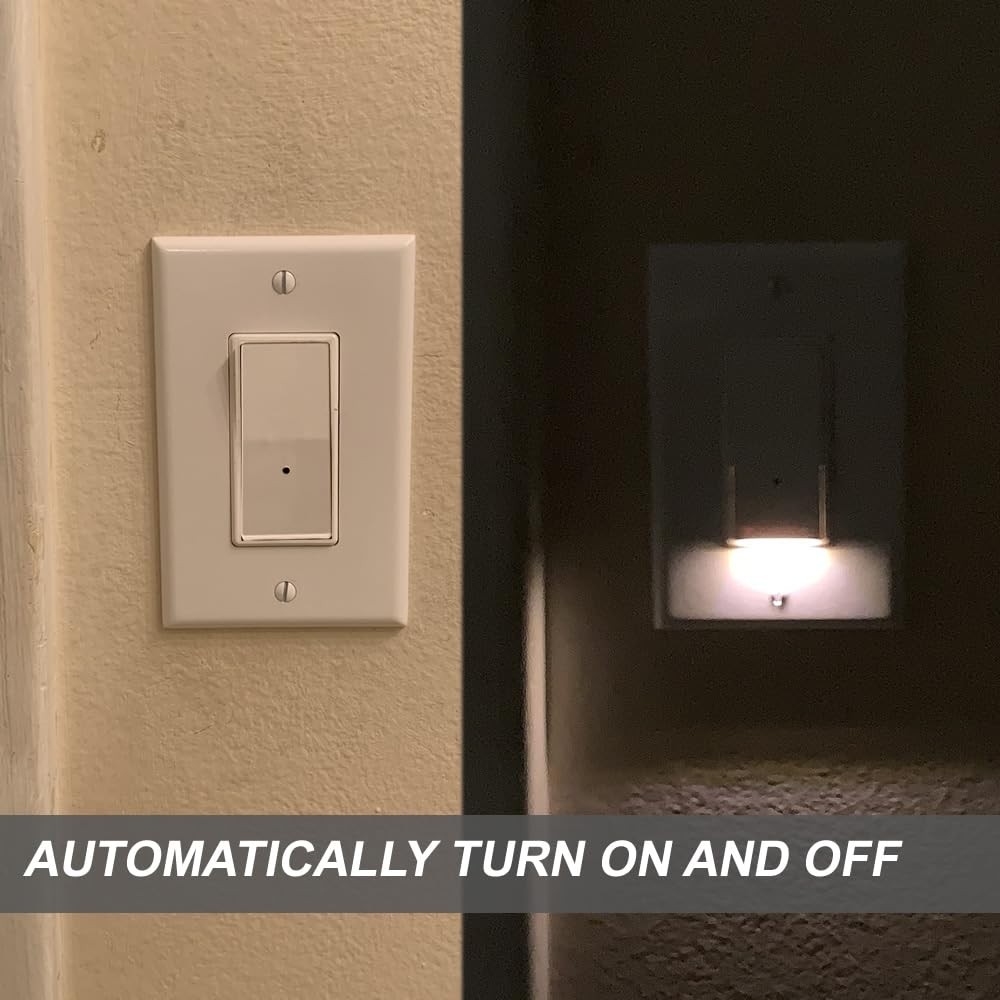 3 Way Light Switch with Night Light-Easy to Install-No Neutral Required,Illum...