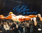 Dennis Rodman Signed Photo 11x14 METALLIC Pistons Bulls Worm Autograph HOF JSA