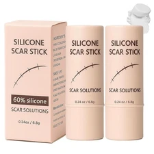 Silicone Scar Stick,containing 60% silicone scar repair ingredients,fades scars.