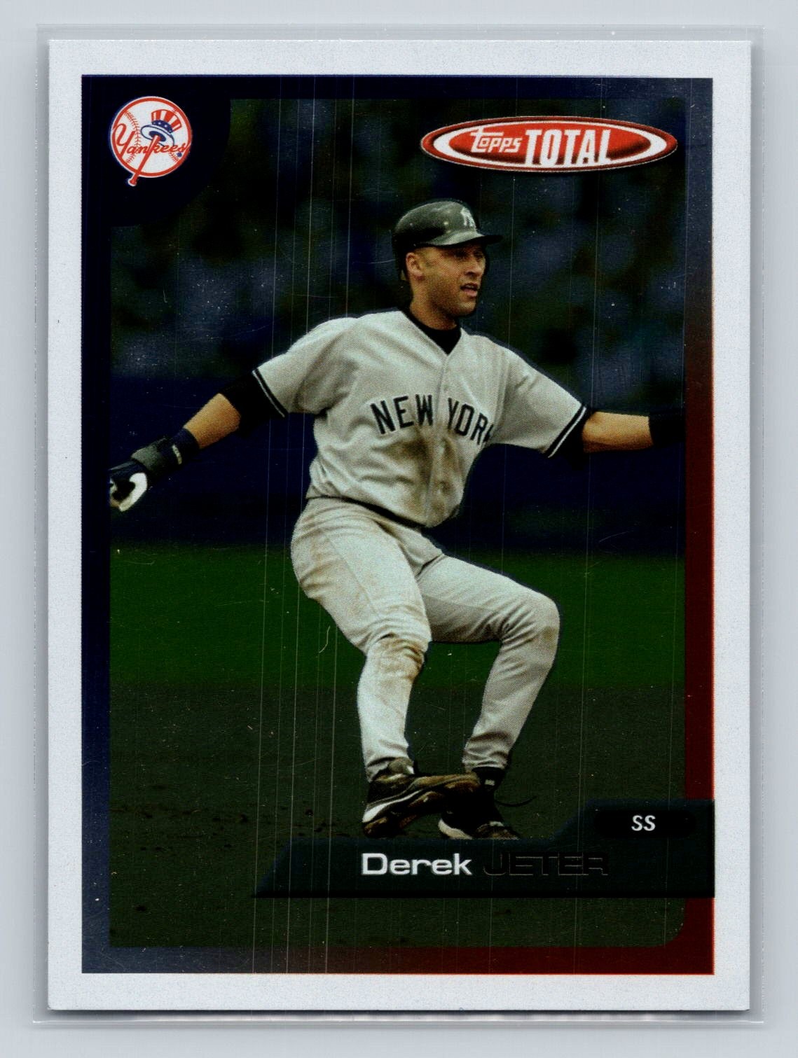 2005 Topps Total #200 Derek Jeter Domination New York Yankees