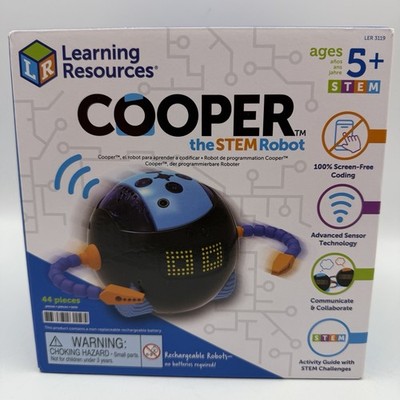 Learning Resources Cooper der MINT-Roboter Bildschirm kostenlose Codierung brandneu