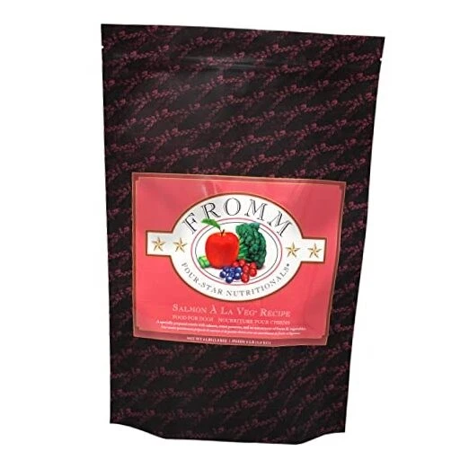 Four-Star Nutritionals Salmon A La Veg Dog Food - Premium Dry Dog Food -