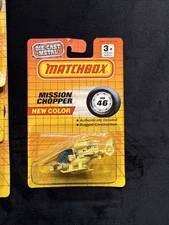 Matchbox Mission Chopper New Color