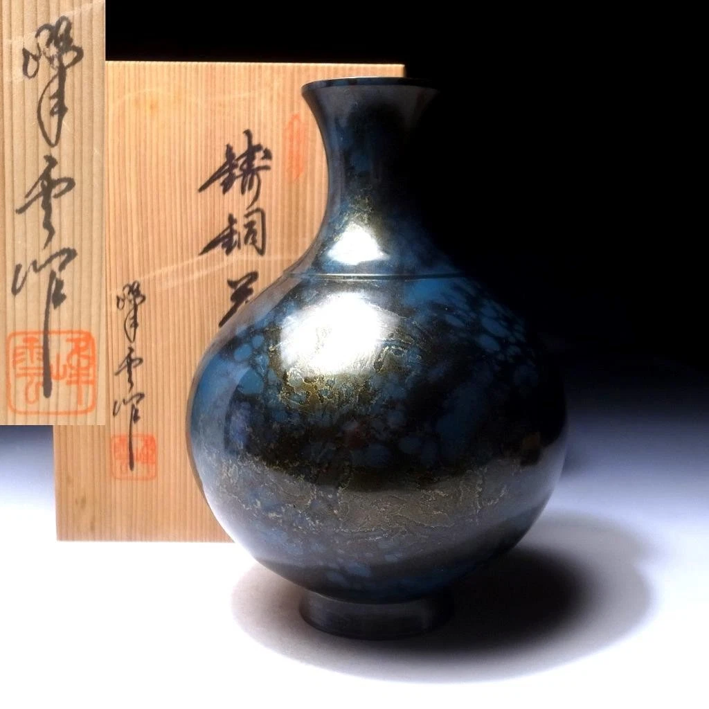 铜日本古董花瓶| eBay